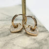 Arracada sparkling heart