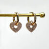 Arracada sparkling heart - Imagen 2