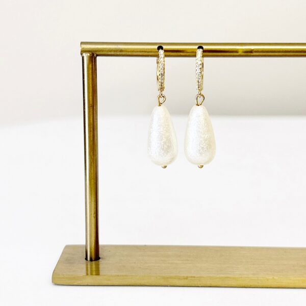 Aretes Gotas de perla - Imagen 2