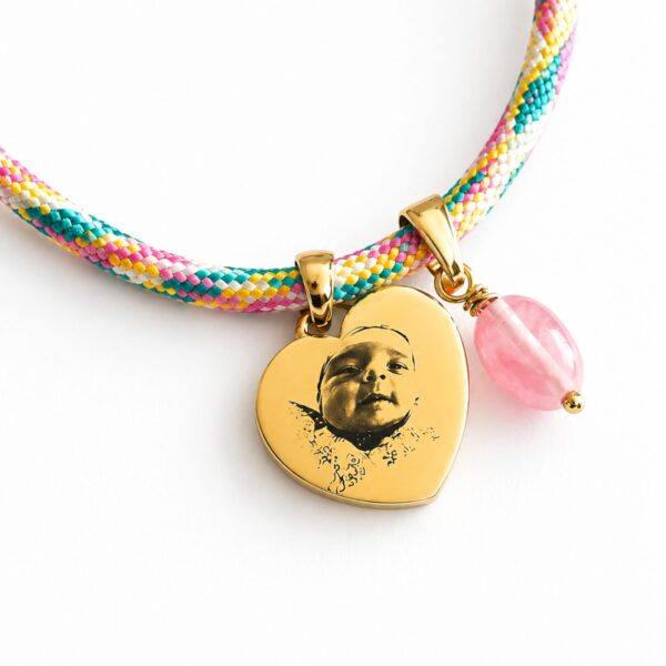 Collar grabado baby photo