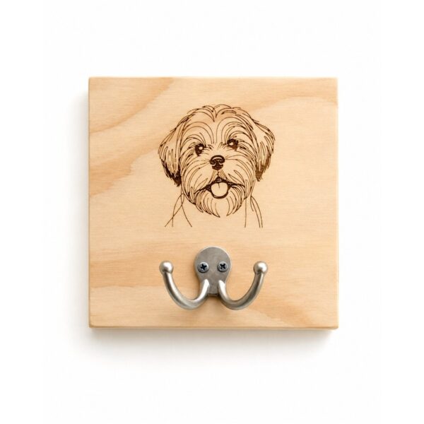 Shih Tzu Perchero para correa.