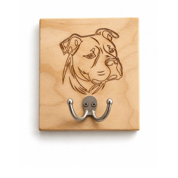 Pitbull perchero para correa.